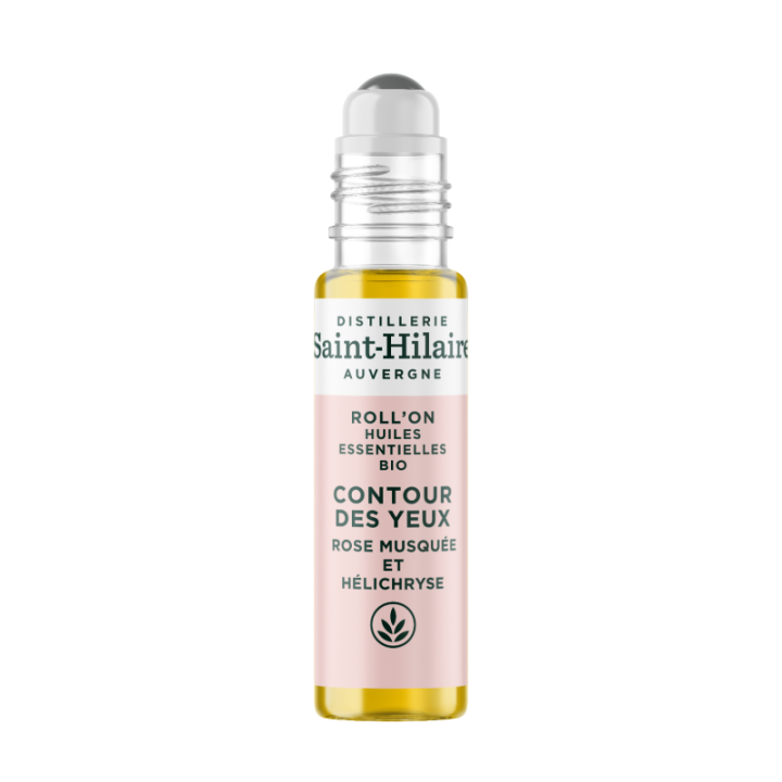 Roll'on aux huiles essentielles Bio,  CONTOUR DES YEUX - 10ml - De Saint Hilaire