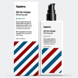 Gel de rasage, protecteur et lubrifiant - Enrichi en Aloe - 100ml - Sapiens