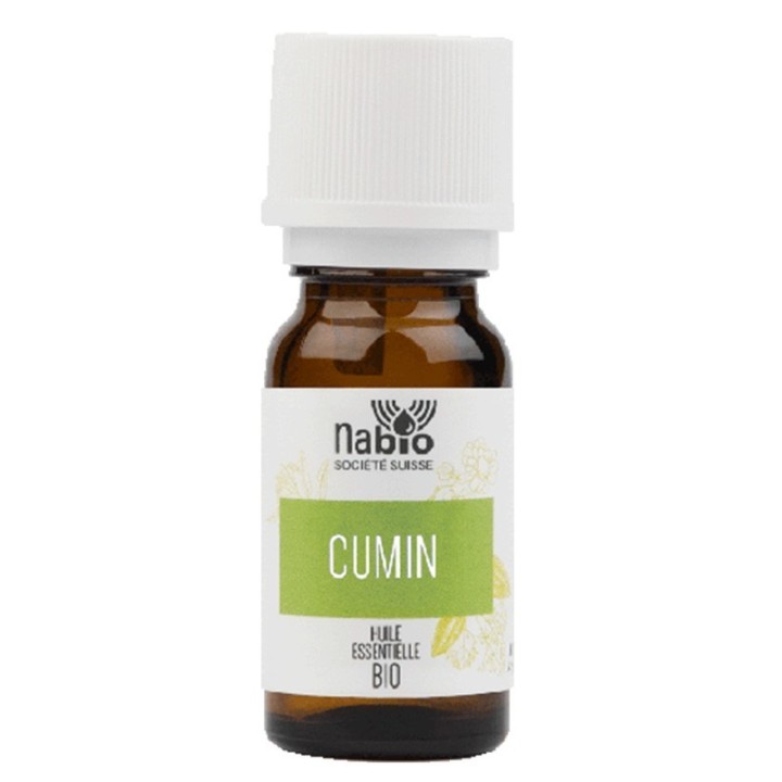 Olio essenziale di cumino (100% naturale e biologico) - 05ml - Nabio