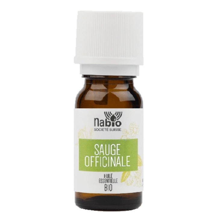 Ätherisches Öl aus Echtem Salbei (100% natürlich und BIO) - 10ml - Nabio