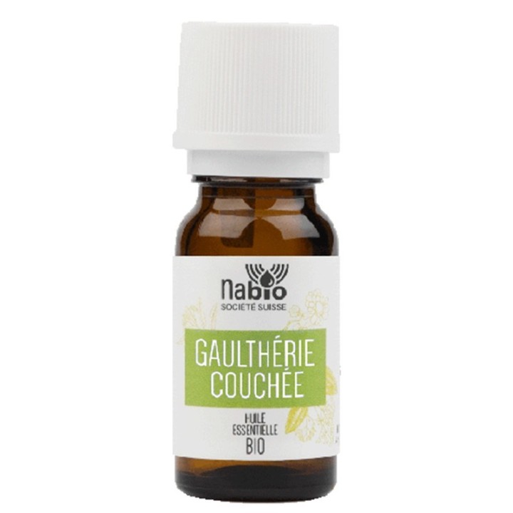 Ätherisches Öl aus Liegendem Gaultheria (100% natürlich und BIO) - 10ml - Nabio