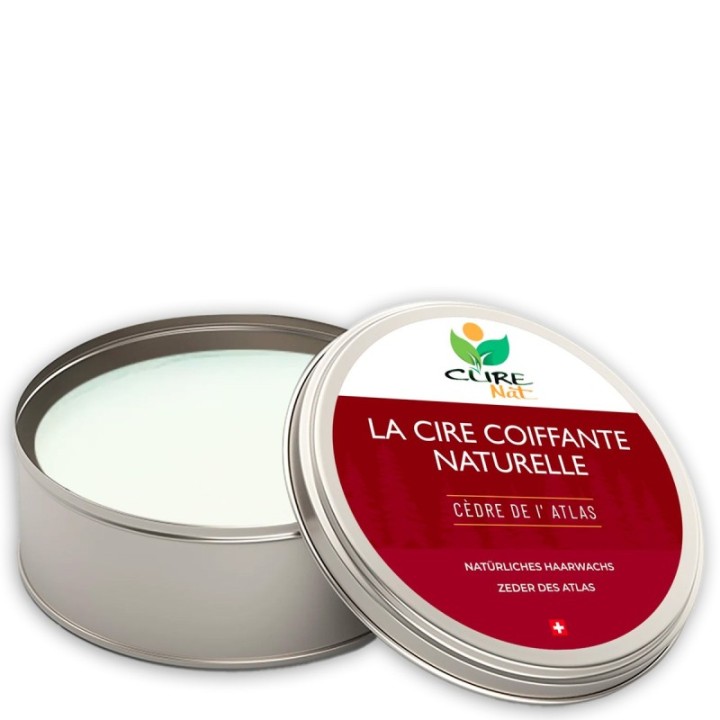 Cera per lo styling, 100% naturale e artigianale, Cedro dell'Atlante - 50g - Curenat