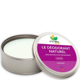 Déodorant crème Suisse & BIO au bicarbonate, Lavande - 60g - Curenat