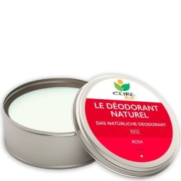 Déodorant crème Suisse & BIO au bicarbonate, Rose - 60g - Curenat