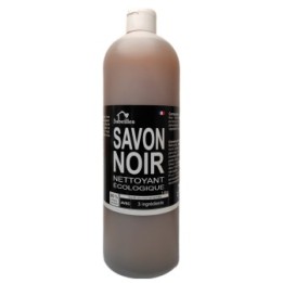 Schwarze Öko-Seife, Bio-Sonnenblumenöl (mit nur 3 Zutaten) - 1L - 3 Abeilles