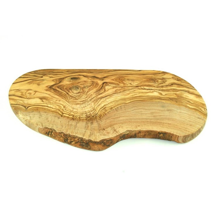 Planche à découper en bois d'olivier - env. 35cm  - Olivenholz Erleben