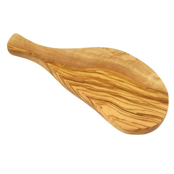 Planches à beurres ou à oignons, en bois d'olivier - env. 25 à 29cm  - Olivenholz Erleben