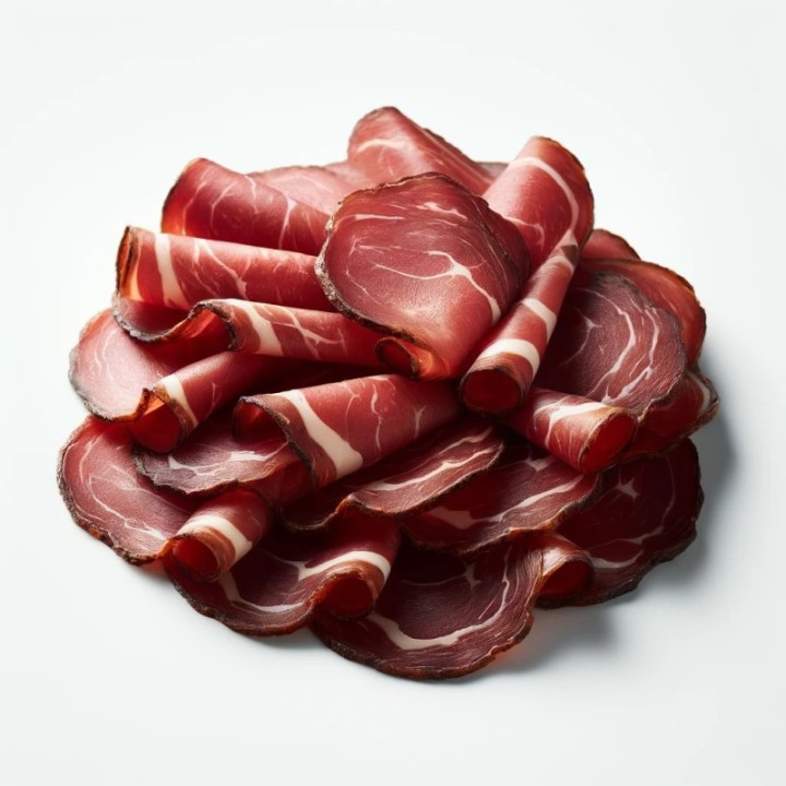 Viande séchée artisanale de Boeuf (Suisse), Sans nitrites - Dès 250g - Boucherie "La Chablaisienne"