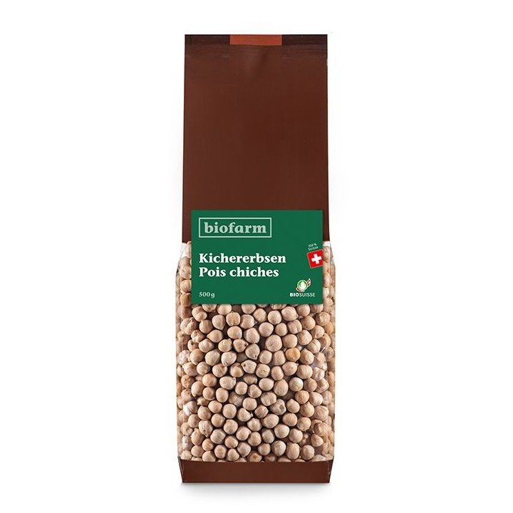 Kichererbsen BIO (Schweiz) - 500g- Biofarm