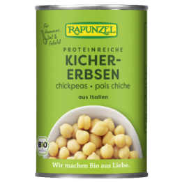 Kichererbsen BIO aus der Dose (Italien) - 400g - Rapunzel