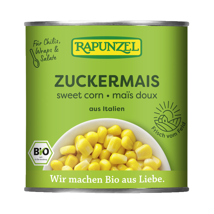 Maïs doux BIO en conserve (Italie) - 160g - Rapunzel