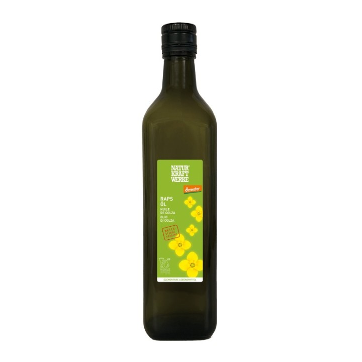 Huile de Colza vierge (Demeter, Suisse) - 500ml - NaturKraftWerke
