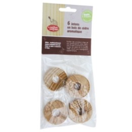 6 trucioli di legno di cedro aromatico (antifalene) - La Drogheria ecologica