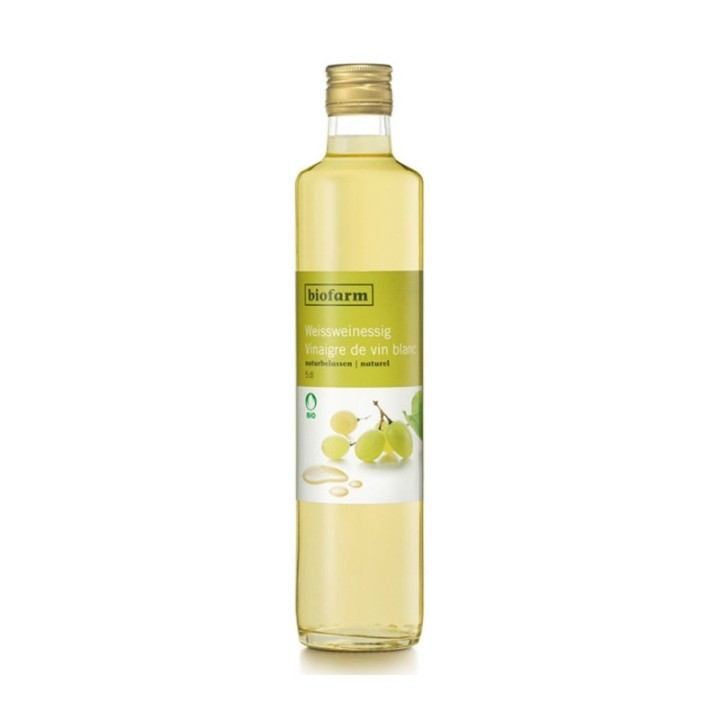 BIO Weißweinessig (Bio Knospe, Italien) - 500ml - Biofarm