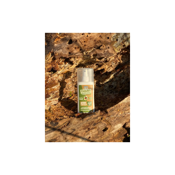 Spray antizecche, repellente naturale per la pelle - Efficacia di 6 ore - 100ml - Ariete