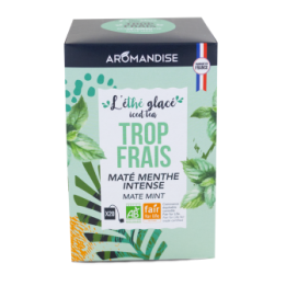 L'éthé Glacé "Trop Frais" - Thé glacé, Maté Menthe Intense - 20 sachets - Aromandise
