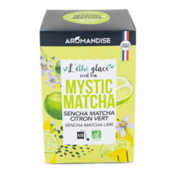 Tè freddo estivo "Matcha mistico" - Tè freddo, Sencha Matcha e Lime - 20 bustine - Aromandise