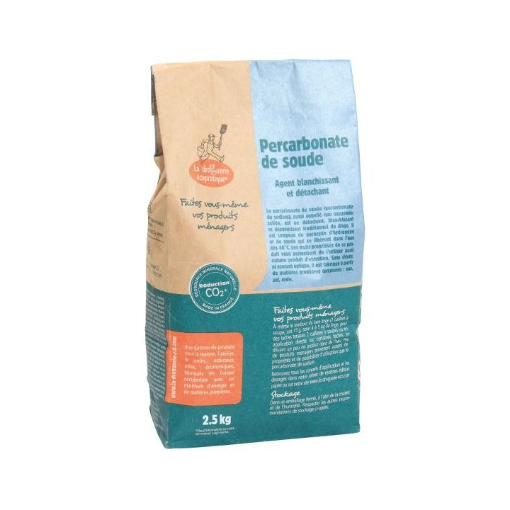 Percarbonato di sodio (candeggina, smacchiatore, ...) - 2,5kg - La Droguerie écologique