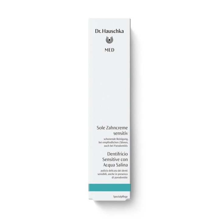 Dentifrice Salin Sensitive Bio (NaTrue), nettoie en douceur les dents sensibles - 300ml - Dr. Hauschka