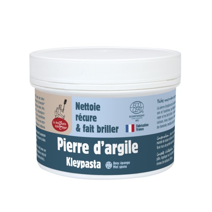 Pierre d'argile avec éponge (concentré) - 500g - La Droguerie écologique