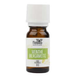 Huile essentielle de Menthe bergamote ou citronnée(100% naturelle et BIO) - 10ml - Nabio