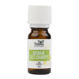 Huile essentielle de Menthe des champs (100% naturelle et BIO) - 10ml - Nabio