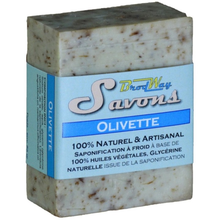 Handwerk NATURSeife (hergestellt in der Schweiz)  - "Olivette" -  ~85g - BrodWay