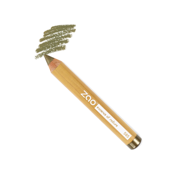 Matita occhi Jumbo - 100% naturale, biologica e vegana - N° 585, Cachi dorato - Zao
