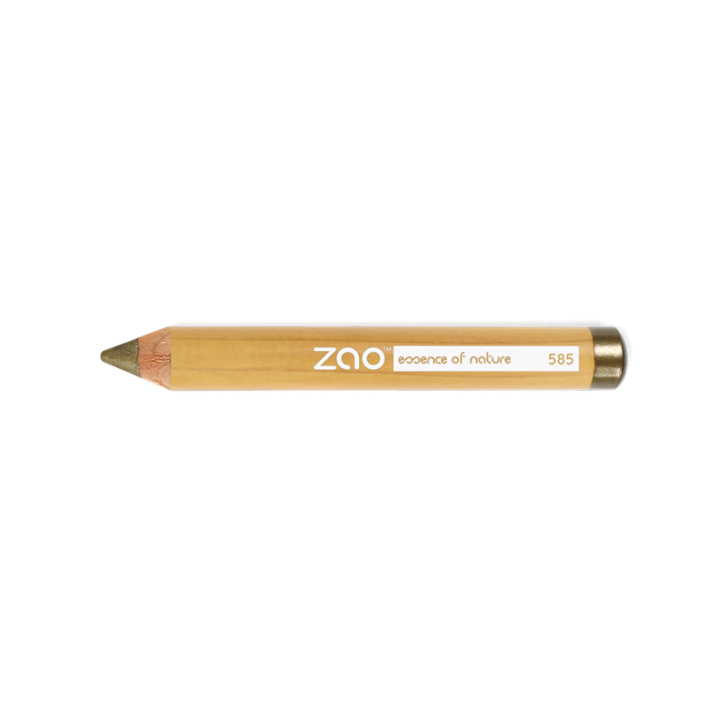 Matita occhi Jumbo - 100% naturale, biologica e vegana - N° 585, Cachi dorato - Zao