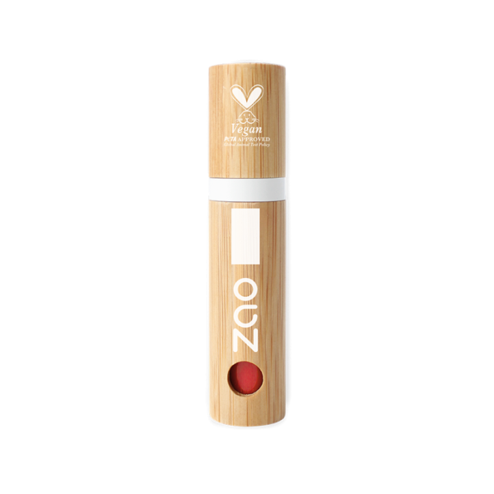 Lipcolour “Audacious” - 90% naturale e vegano - N° 450, Le Rouge - Zao