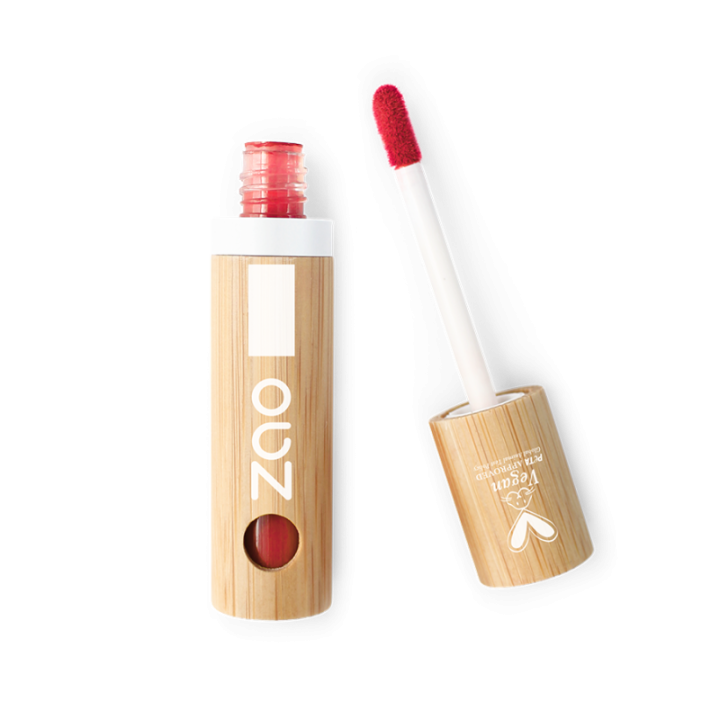 Encre à  lèvres "Audacieux" - 90% Naturel & Vegan - N° 450, Le Rouge - Zao