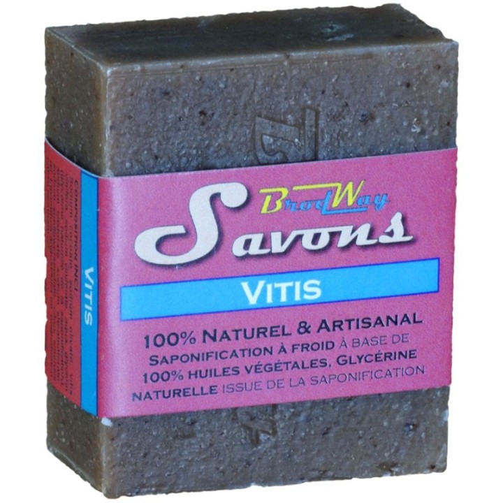 Handwerk NATURSeife (hergestellt in der Schweiz)  - "Vitis" -  ~85g - BrodWay
