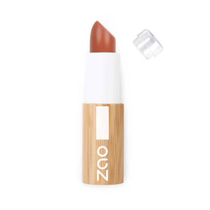 Colour & Repulp Balm, Feuchtigkeitsspendend und aufpolsternd, Nude orange - 100% natürlich, Bio & Vegan - N°486 - Zao