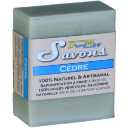 Handwerk NATURSeife (hergestellt in der Schweiz)  - "Zeder" -  ~85g - BrodWay