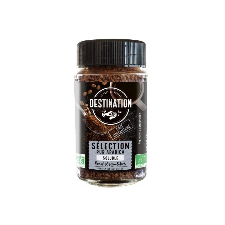 Gefriergetrockneter (lyophilisierter) Kaffee, 100% Arabica (gemahlen) 100g - Destination