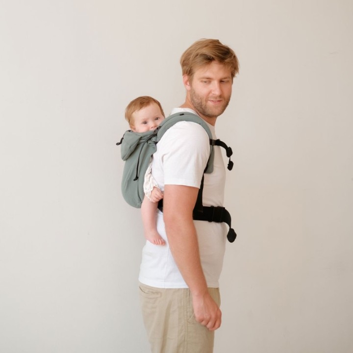 Porte-bébé préformé, NEO v3, intuitif et rapide à installer - 0 à 2ans, Eucalyptus - NéoBulle