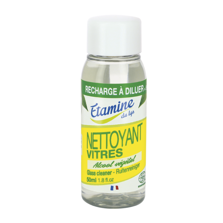 BIO Glasreiniger - 50ml Nachfüllpackung zum Verdünnen - Etamine du Lys