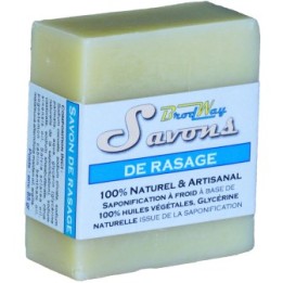 Handwerk NATURSeife (hergestellt in der Schweiz)  - "Rasur Seife" -  ~85g - BrodWay