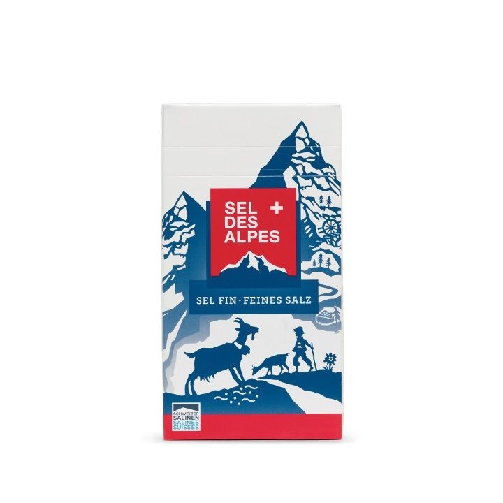 Feines Salz, jod- und fluorfrei - 700g - Saline de Bex