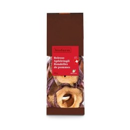 Rondelles de pommes Belrose séchées BIO (Suisse) - 60g - Biofarm
