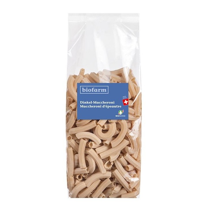 Maccheroni mit Dinkel Bio (Schweiz) - 500g - Biofarm