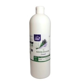 BIO-Duschseife mit Lavendel, mit nur. 5 Zutaten - 1 Liter - Solibio
