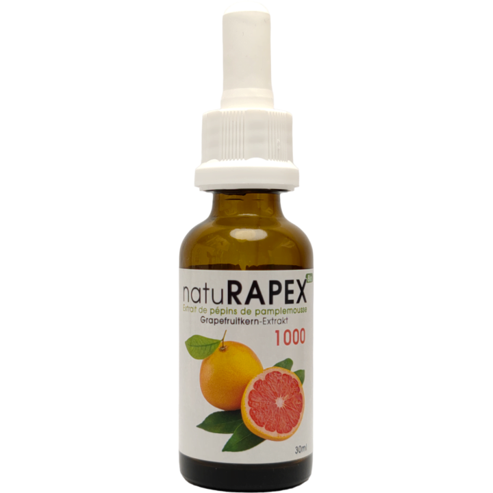 Extrait de Pépins de Pamplemousse (EPP), Concentré & BIO - FORTE 1000 - 30ml - naturaPEX