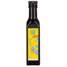 Huile vierge BIO de Lin (Biodynamie Demeter) - 250ml - NaturKraftWerke