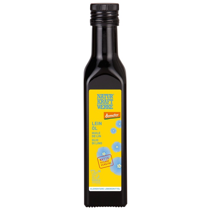 BIO Leinöl (biodynamisch Demeter) - 250ml - NaturKraftWerke