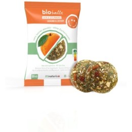 BioBalls, Sfere sane e gustose con Spirulina, senza zuccheri aggiunti – Spirulina-Albicocca – 2x15g – BIOnat