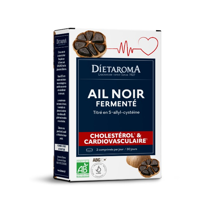 Aglio nero fermentato biologico, un tesoro di benefici - 60 compresse - Dietaroma