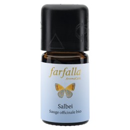 Ätherisches Öl (Ätherisch) -Salbei (Salvia officinalis) BIO - 100% natürlich und rein - 5ml - Farfalla