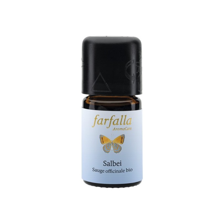 Olio Essenziale Bio - Salvia officinale biologica - 5ml  - Farfalla