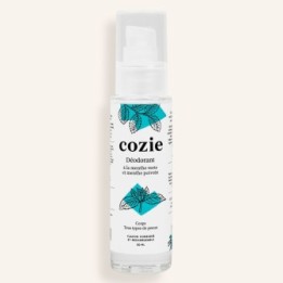 Déodorant Spray BIO à la menthe verte et poivrée (en verre consigné et réutilisable) - 50ml - Cozie